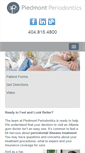 Mobile Screenshot of piedmontperiodontics.com