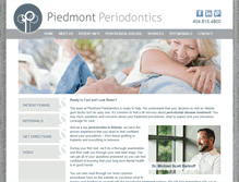Tablet Screenshot of piedmontperiodontics.com